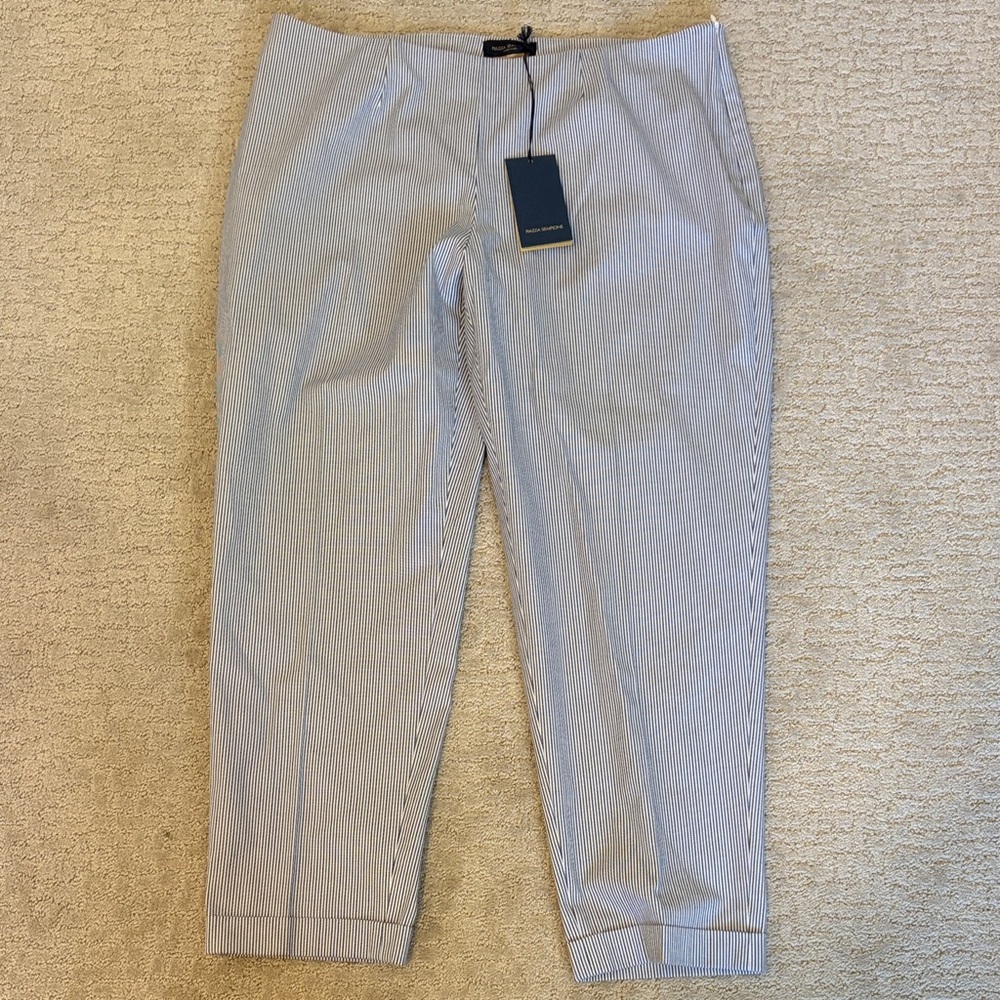 Piazza Sempione Striped Pants - Blue